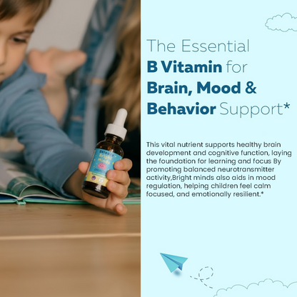 Bright Minds – Methylfolate + Methyl B12 - Superior Form of Folate