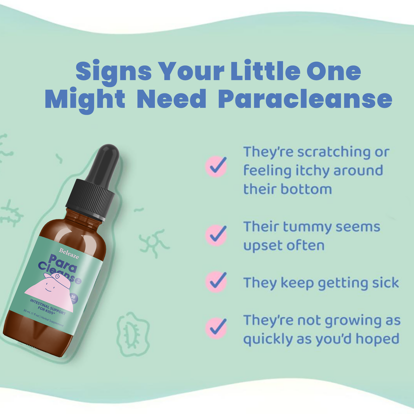 ParaCleanse - Parasite Cleanse for Kids | Natural Intestinal & Gut Health Support
